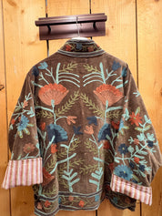 Veste Suzani- Veste velours Indienne