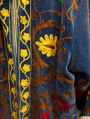 Veste Suzani- Veste velours Indienne