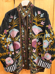 Veste Suzani- Veste velours Indienne