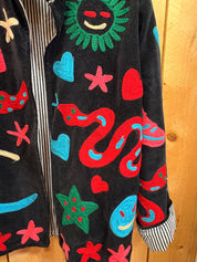 Veste Suzani- Veste velours Indienne
