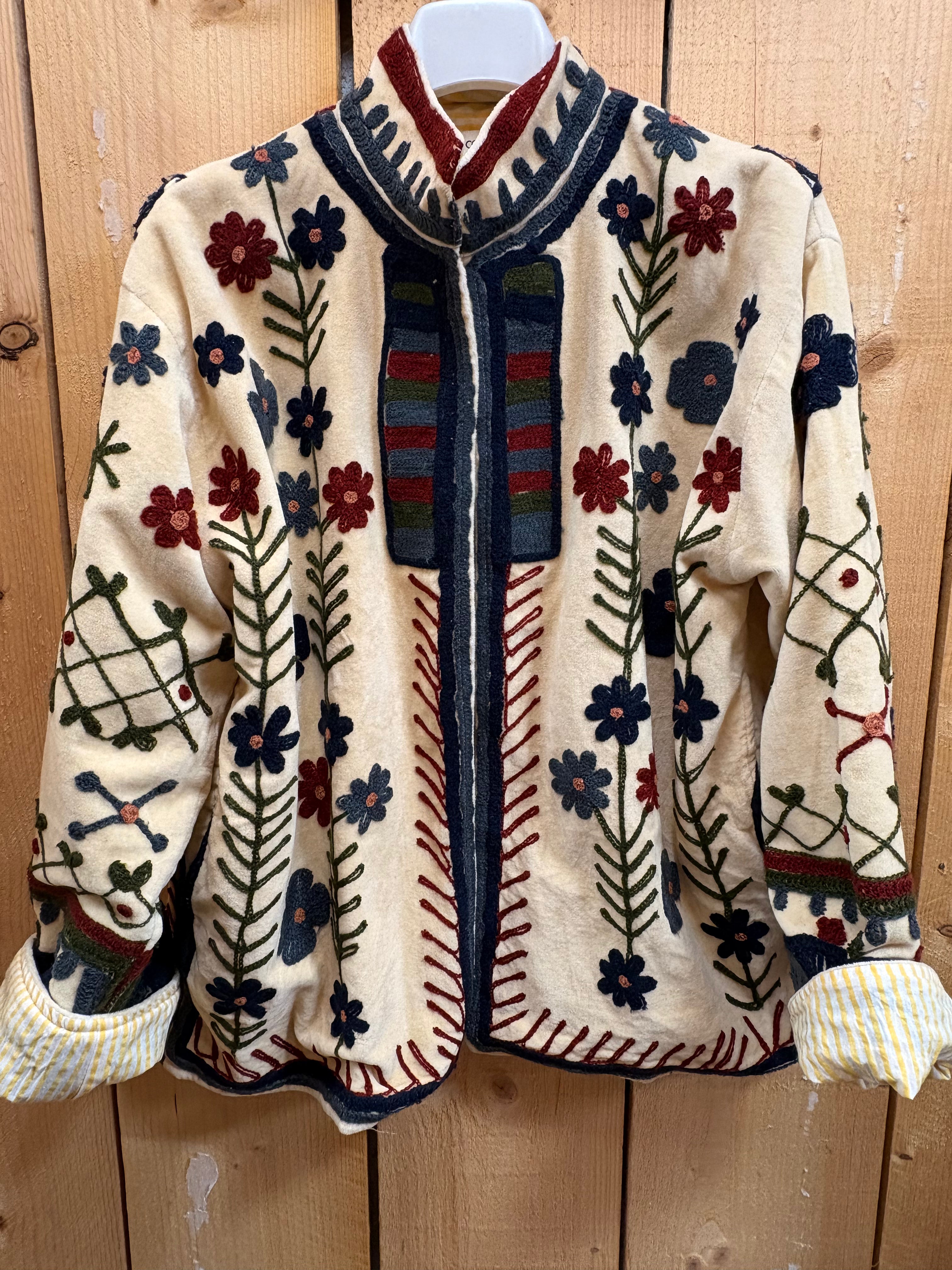 Veste Suzani- Veste velours Indienne