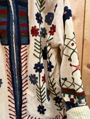 Veste Suzani- Veste velours Indienne