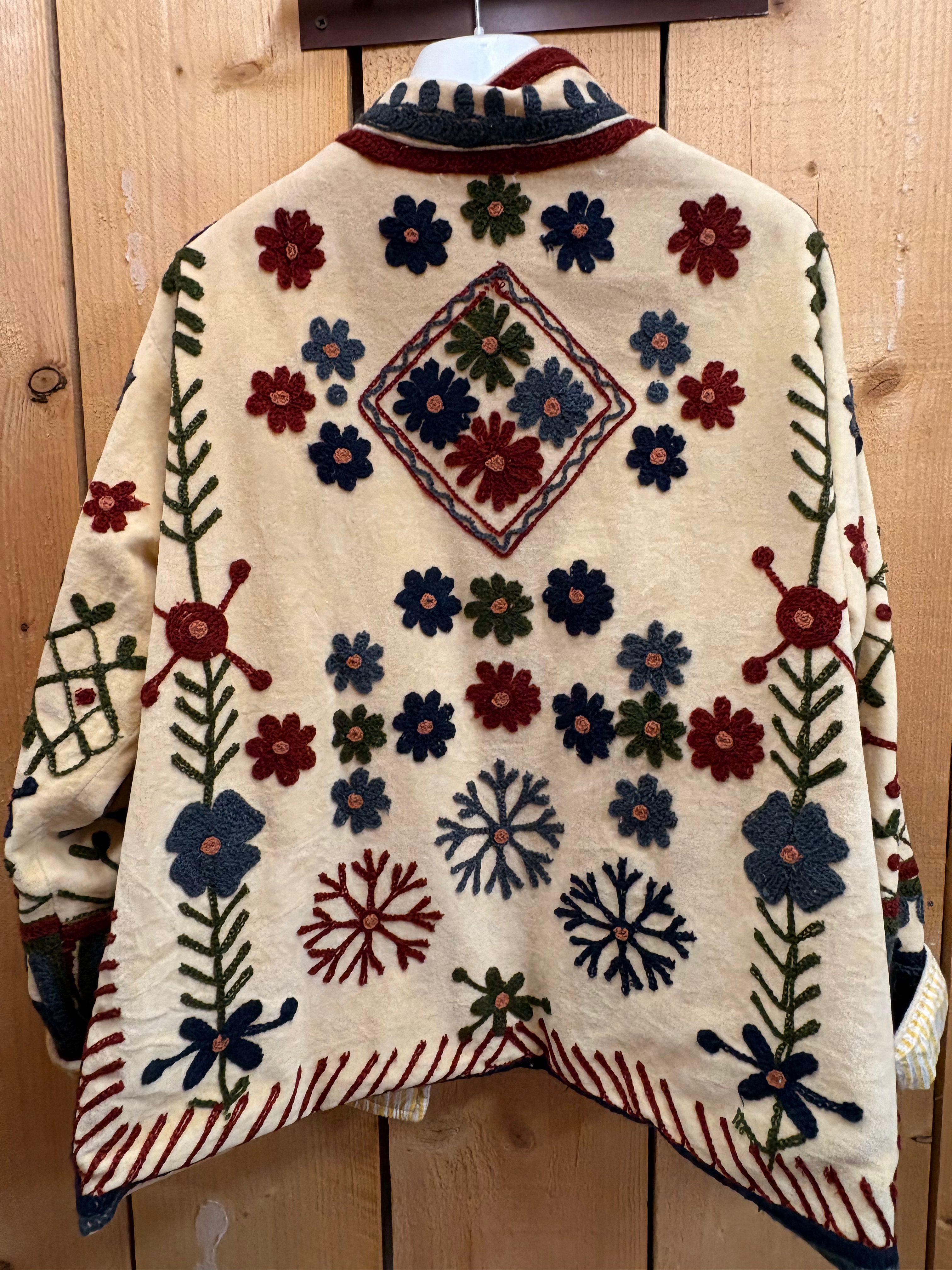 Veste Suzani- Veste velours Indienne