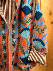 Veste Suzani- Veste velours Indienne