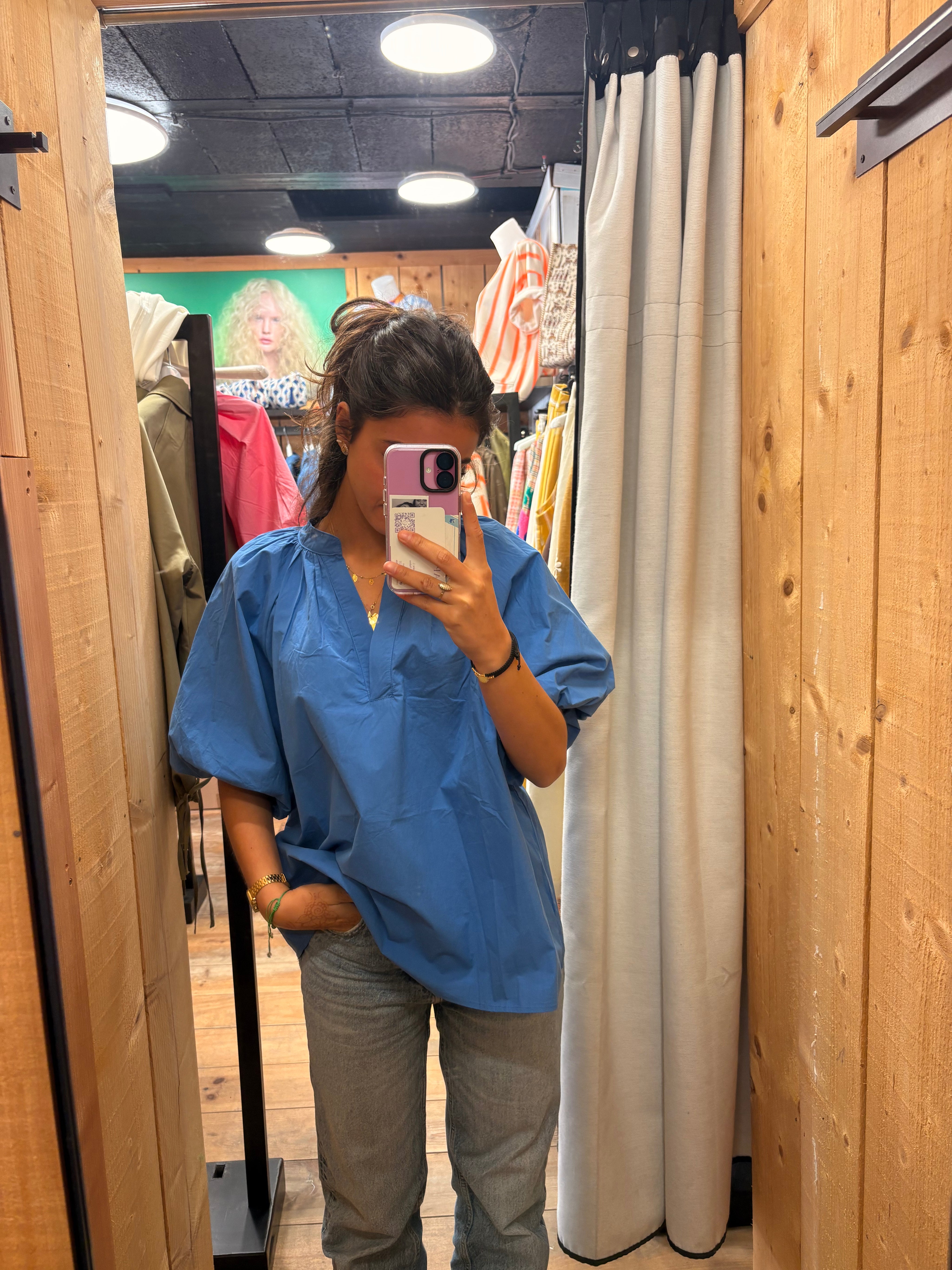 Blouse coton– Élégance & Volume
