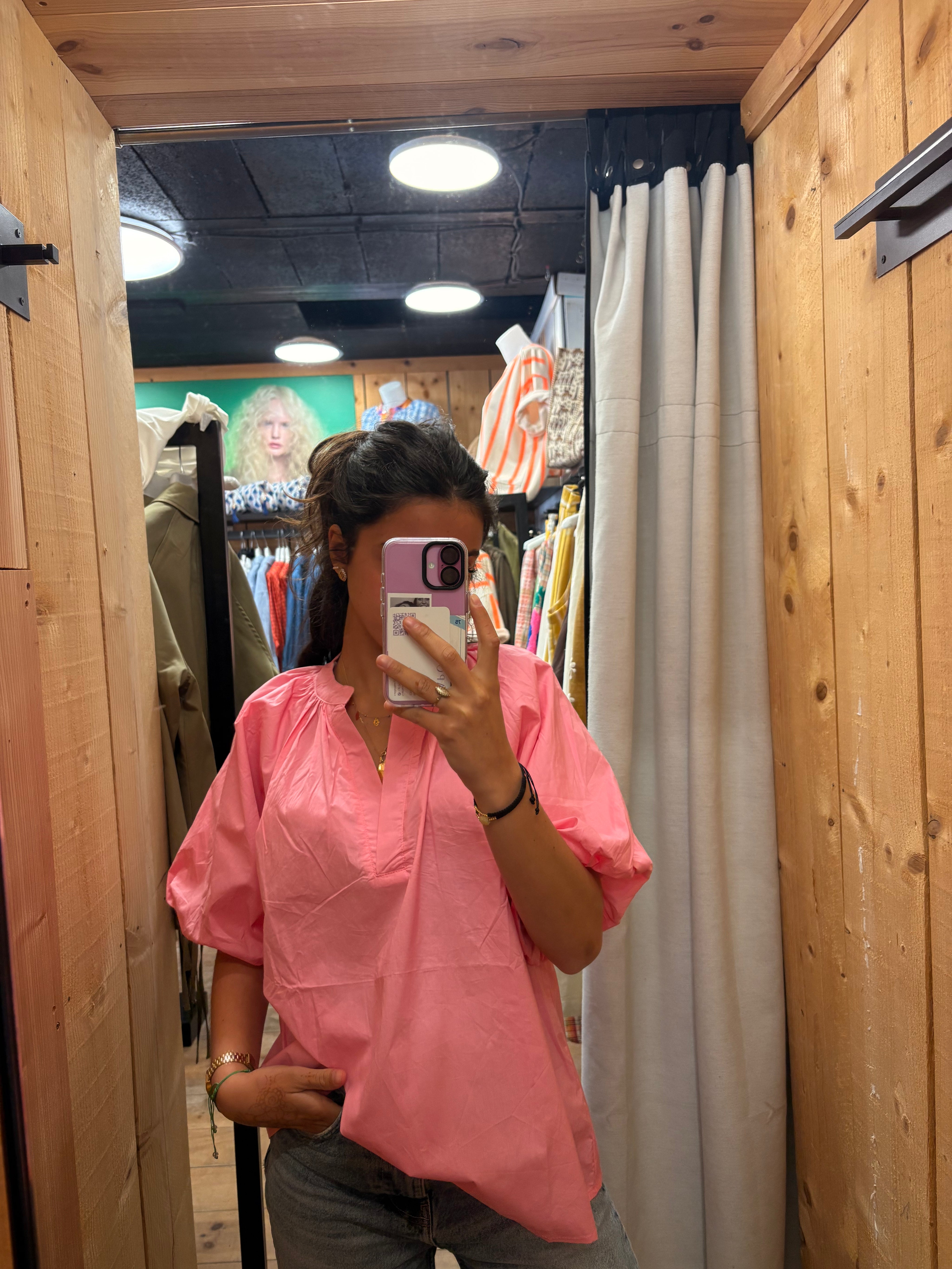 Blouse coton– Élégance & Volume