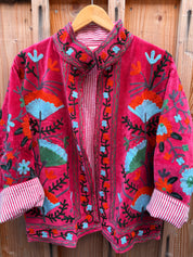 Veste Suzani- Veste velours Indienne