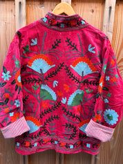 Veste Suzani- Veste velours Indienne