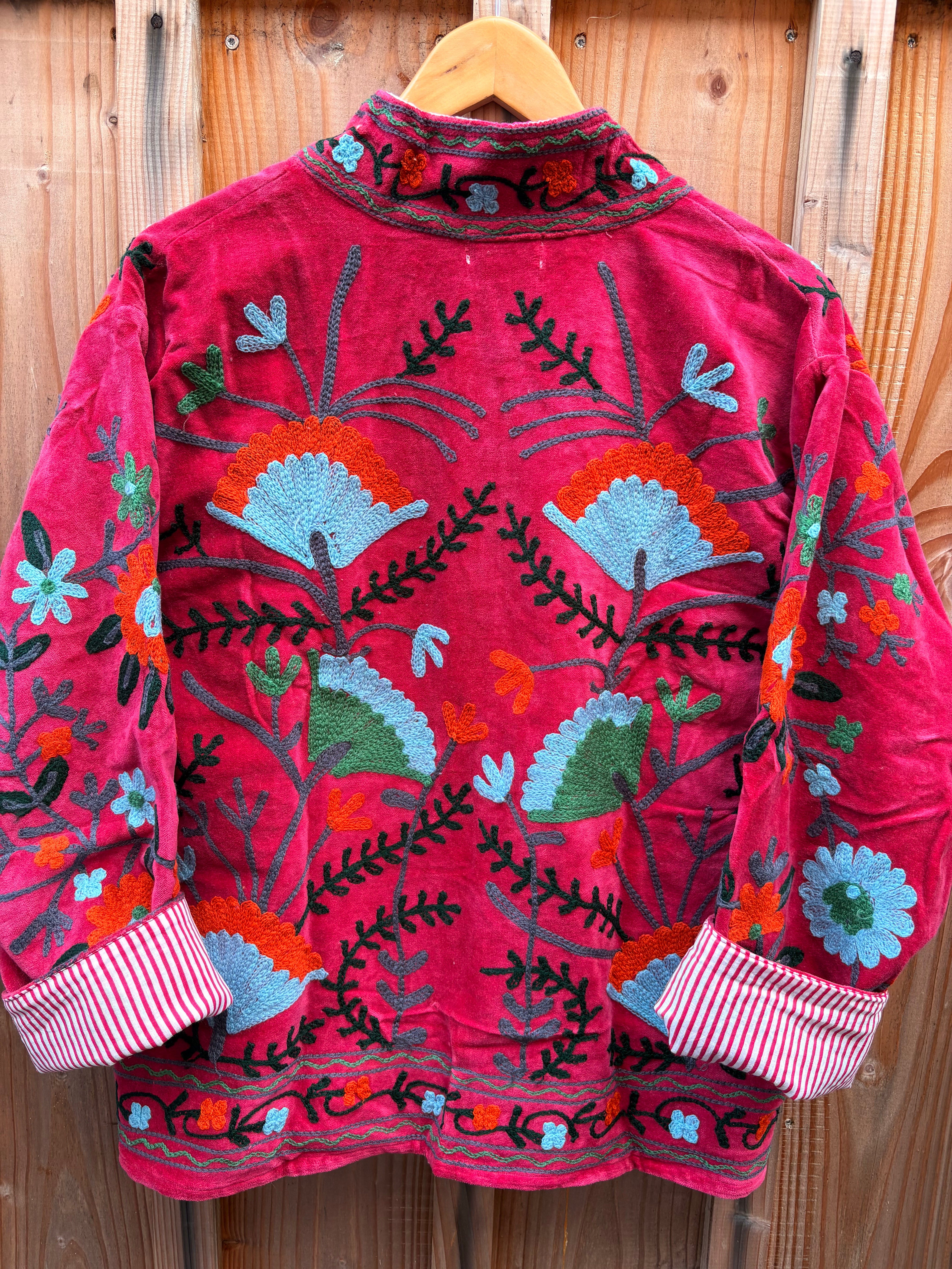 Veste Suzani- Veste velours Indienne