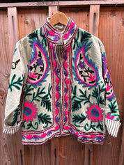 Veste Suzani- Veste velours Indienne