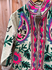 Veste Suzani- Veste velours Indienne