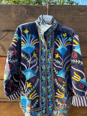 Veste Suzani- Veste velours Indienne