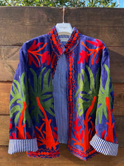 Veste Suzani- Veste velours Indienne