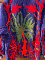 Veste Suzani- Veste velours Indienne