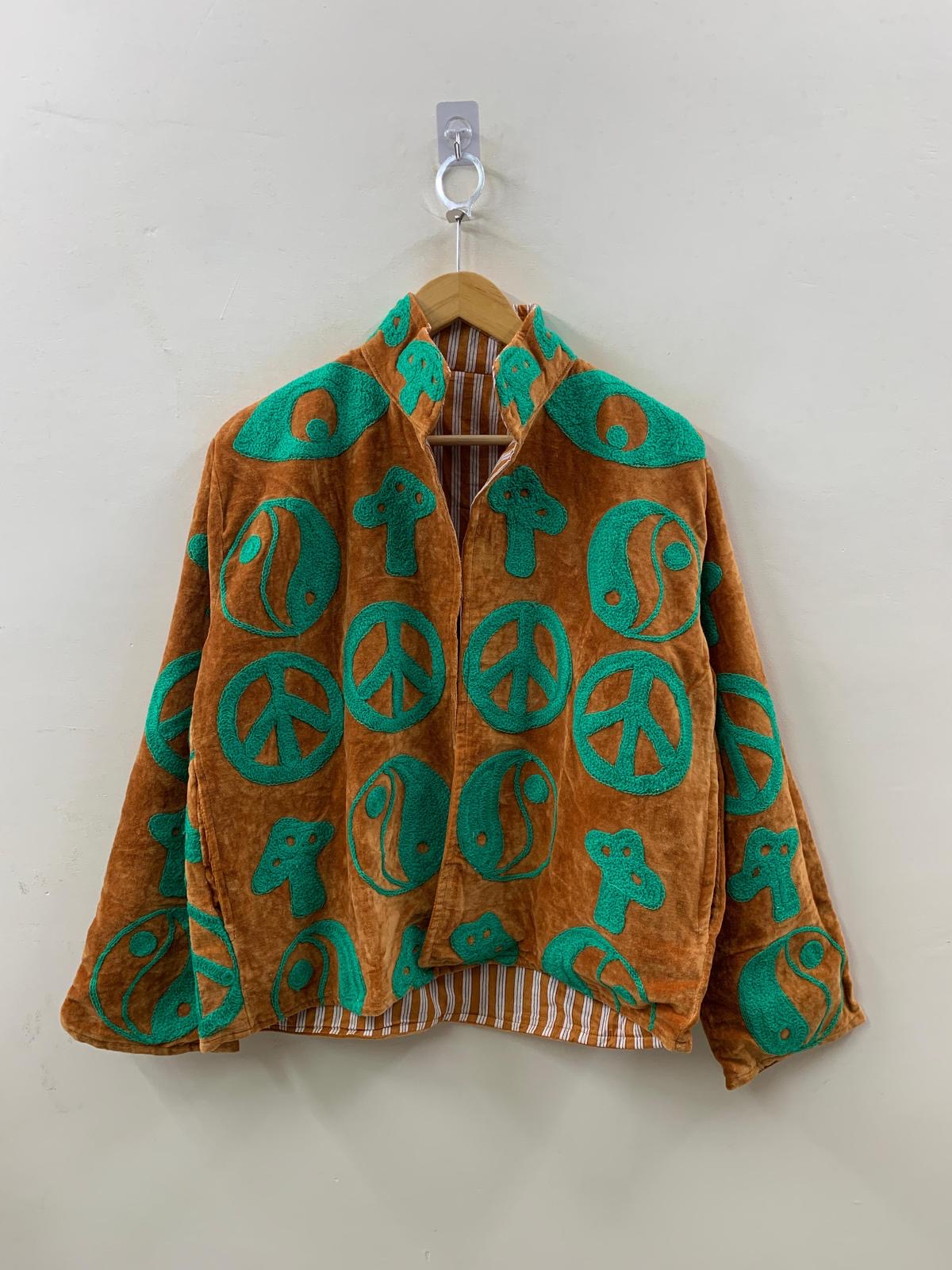 Veste Suzani- Veste velours Indienne