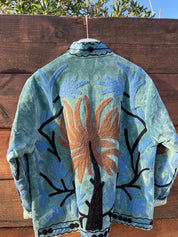 Veste Suzani- Veste velours Indienne