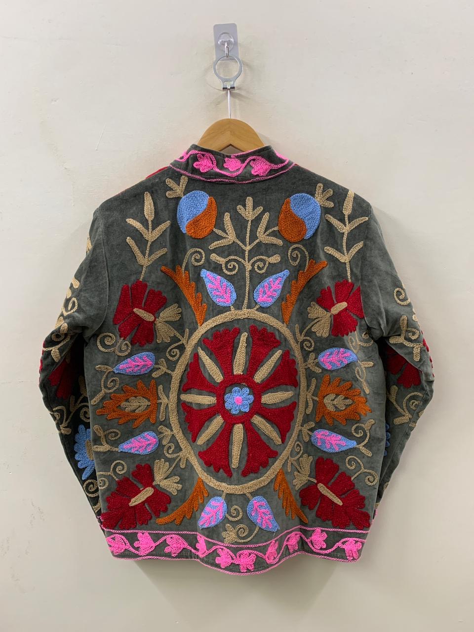 Veste Suzani- Veste velours Indienne