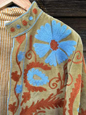Veste Suzani- Veste velours Indienne