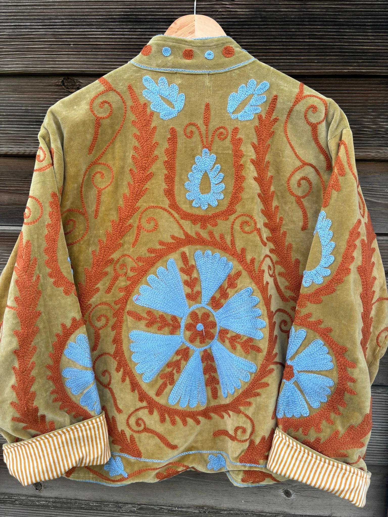 Veste Suzani- Veste velours Indienne