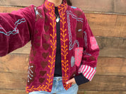 Veste Suzani- Veste velours Indienne