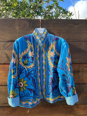 Veste Suzani- Veste velours Indienne