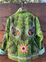 Veste Suzani- Veste velours Indienne