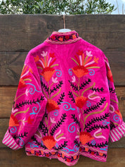 Veste Suzani- Veste velours Indienne