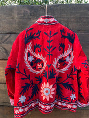 Veste Suzani- Veste velours Indienne